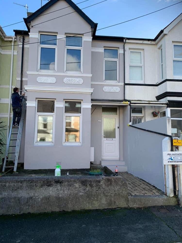 Completed roof replacement project in Okehampton
