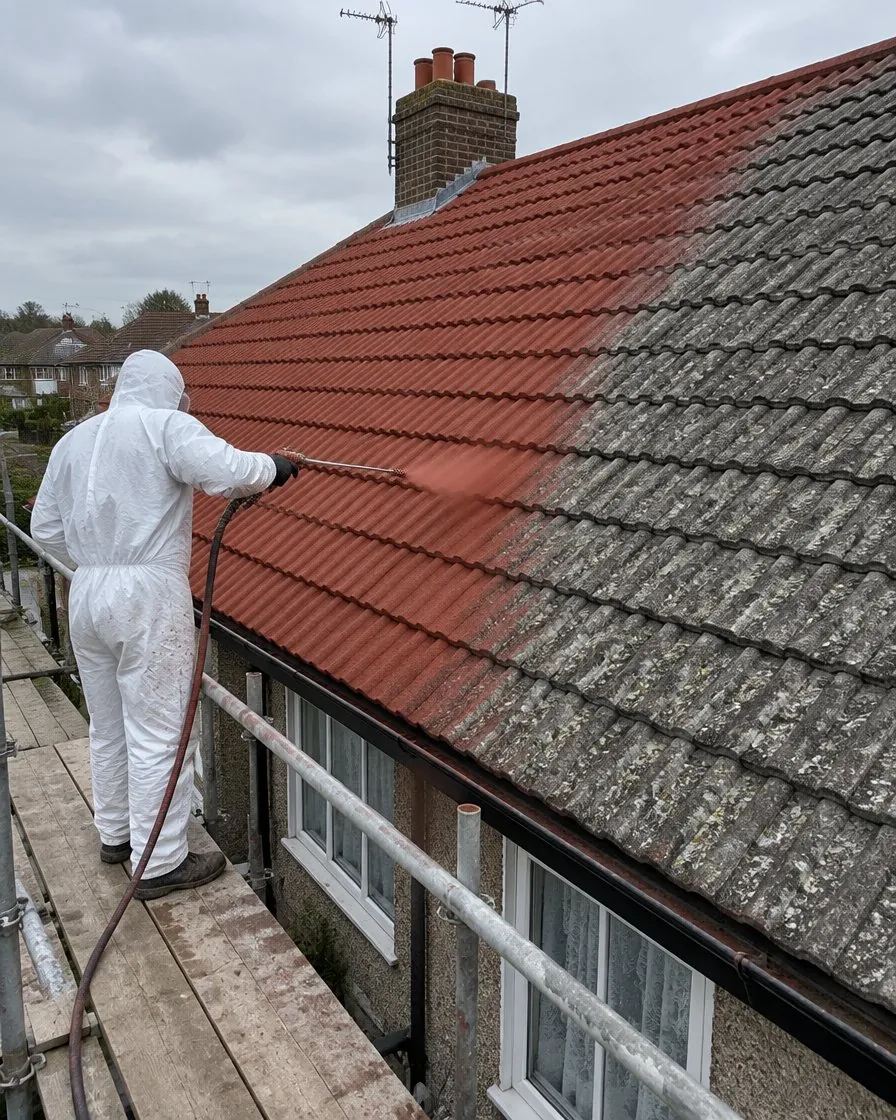 Roof painting and coating in Okehampton
