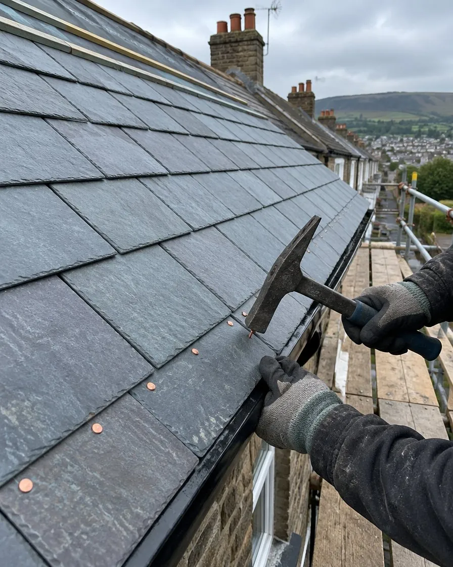 Slate roofing in Okehampton